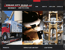 Tablet Screenshot of creamcityscale.com